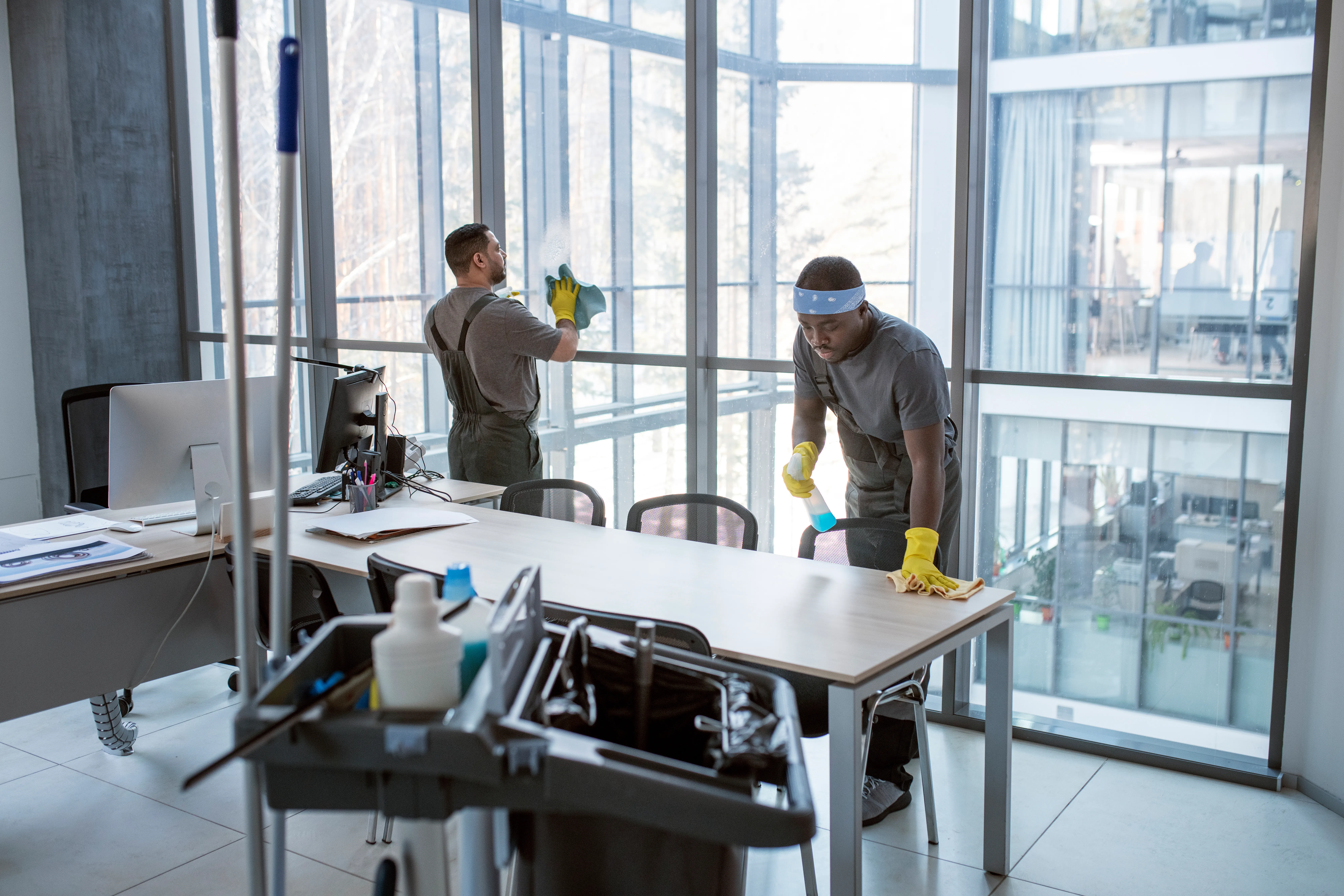 Commercial office cleaning in Dallas